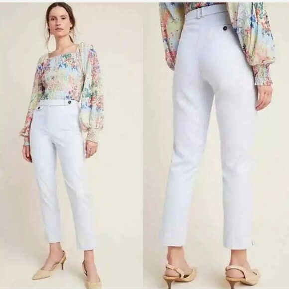 Anthropologie The Essential Slim Trouser Pant - Picture 1 of 10